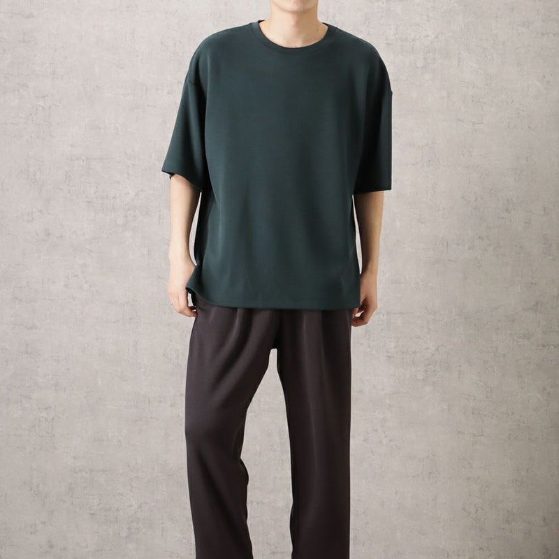 URBAN COLLECTION エアスムージー サイドスリットクルーネックTシャツ メンズ メール便 対応商品商品画像-13