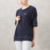【オンラインストア限定】DISCUS WフェイスTRストレッチワイドシルエットTシャツ レディース メール便 対応商品商品サムネイル-3