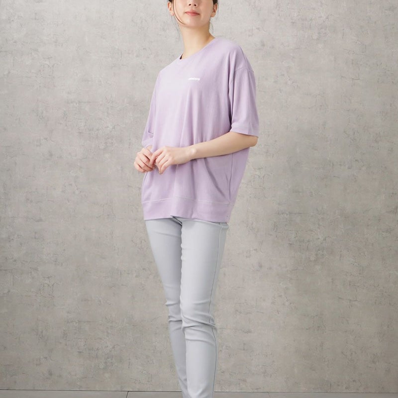 【オンラインストア限定】DISCUS WフェイスTRストレッチワイドシルエットTシャツ レディース メール便 対応商品商品画像-10