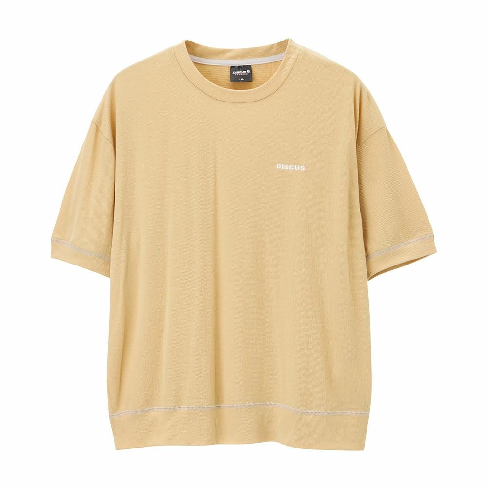 DISCUS WフェイスTRストレッチワイドシルエットTシャツ レディース ネコポス 対応商品