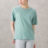 【オンラインストア限定】DISCUS WフェイスTRストレッチ裾ラウンドTシャツ レディース メール便 対応商品商品サムネイル-1