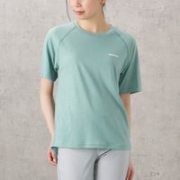 DISCUS WフェイスTRストレッチ裾ラウンドTシャツ レディース ネコポス 対応商品