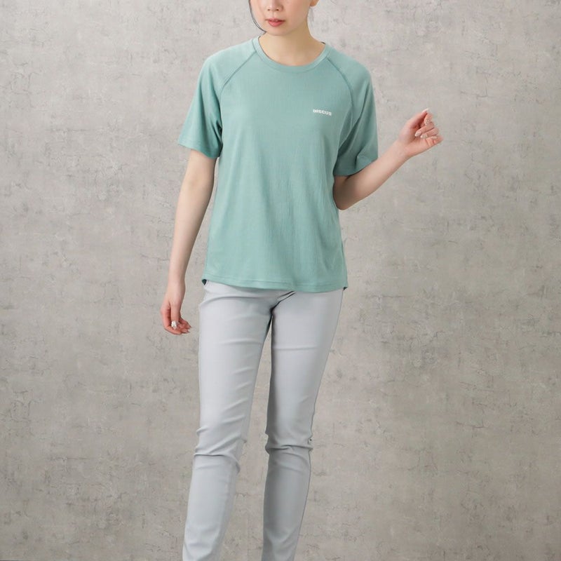 【オンラインストア限定】DISCUS WフェイスTRストレッチ裾ラウンドTシャツ レディース メール便 対応商品商品画像-5