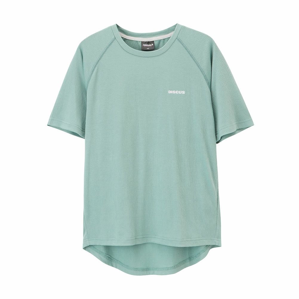 DISCUS WフェイスTRストレッチ裾ラウンドTシャツ レディース ネコポス 対応商品