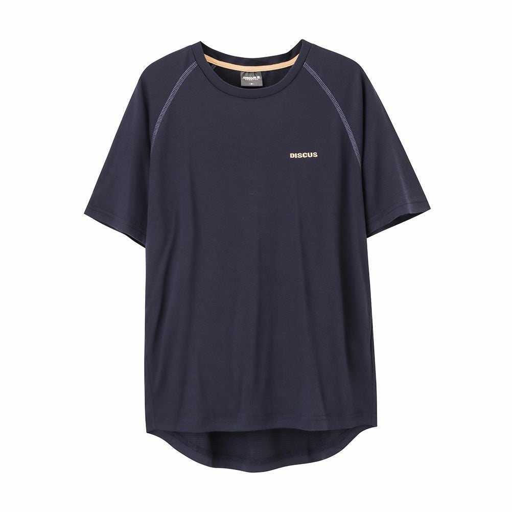 DISCUS WフェイスTRストレッチ裾ラウンドTシャツ レディース ネコポス 対応商品