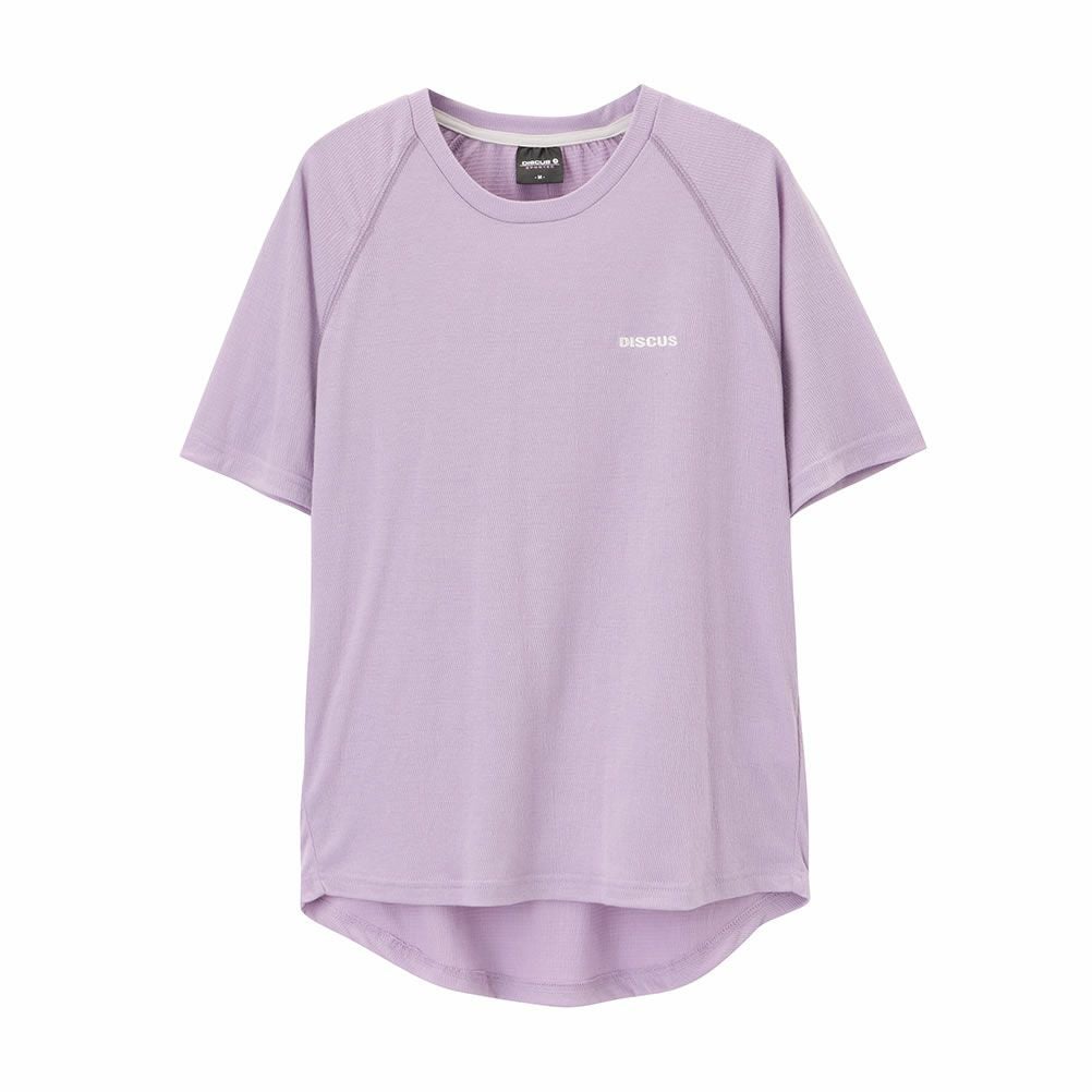 DISCUS WフェイスTRストレッチ裾ラウンドTシャツ レディース ネコポス 対応商品