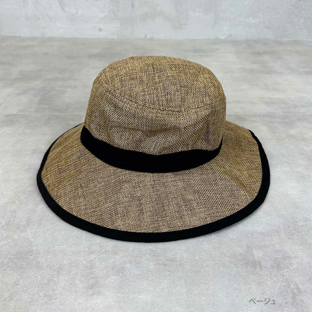 GOOD CREW 異素材切替えジュート風ハット キッズ