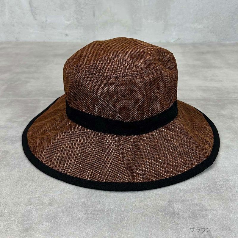 GOOD CREW 異素材切替えジュート風ハット キッズ商品画像-3