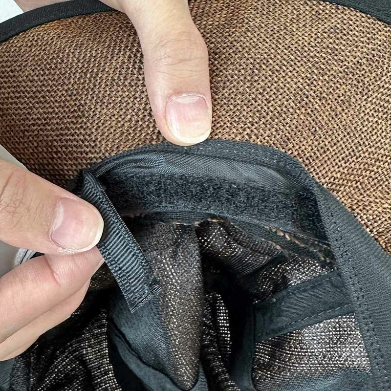 GOOD CREW  異素材切替えジュート風ハット キッズ商品画像-5