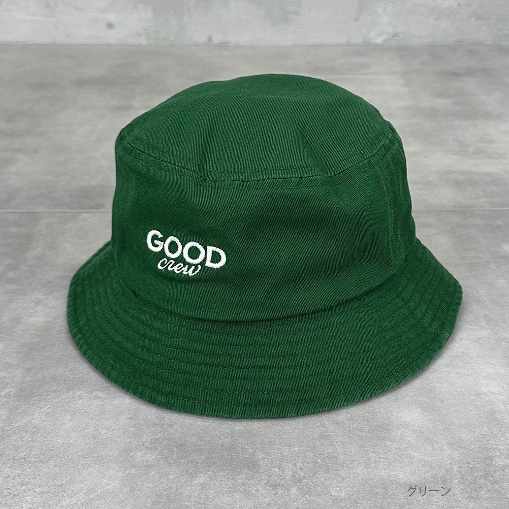GOOD CREW ロゴ刺繍ツイルバケットハット キッズ