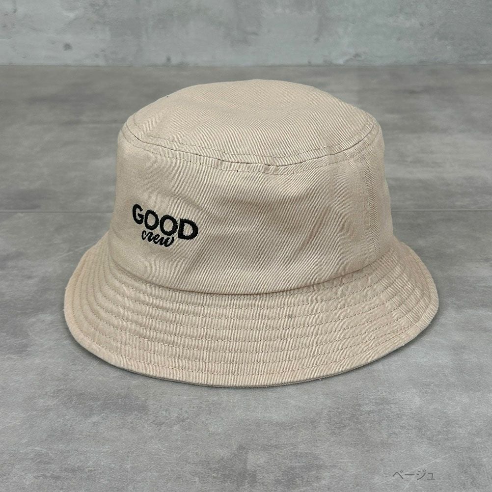 GOOD CREW ロゴ刺繍ツイルバケットハット キッズ