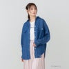 NAVY リヨセルデニムセミワイドシャツ レディース商品サムネイル-2