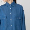 NAVY リヨセルデニムセミワイドシャツ レディース商品サムネイル-7