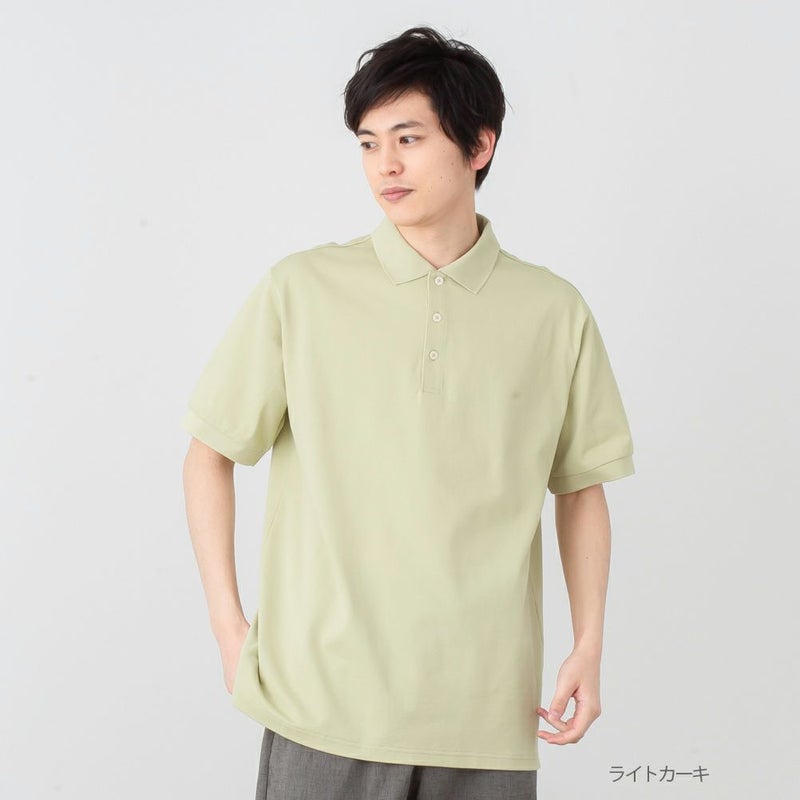 NAVY ドライカノコポロシャツ メンズ商品画像-5