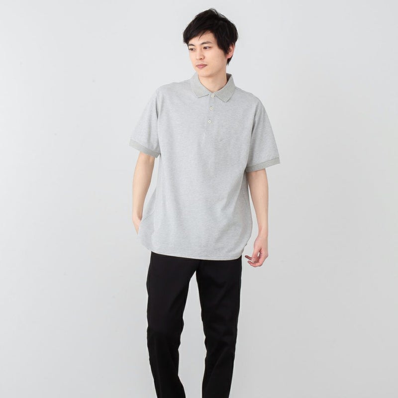 NAVY ドライカノコポロシャツ メンズ商品画像-12