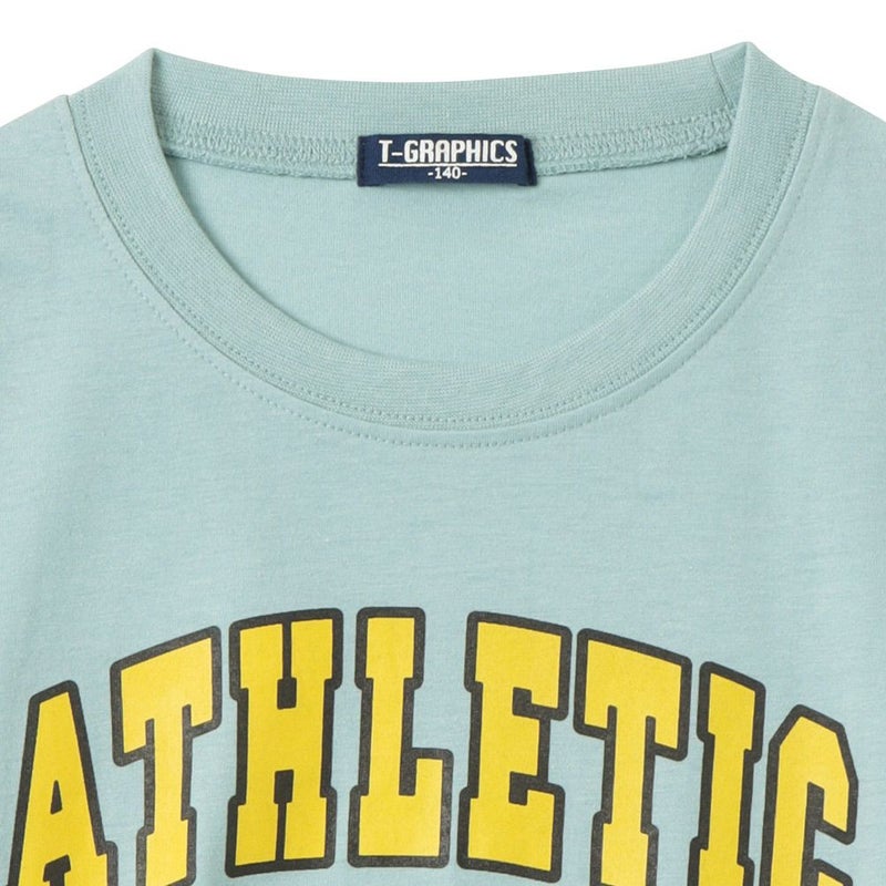 T-GRAPHICS アメカジロゴロングスリーブTシャツ キッズ メール便 対応商品商品画像-3