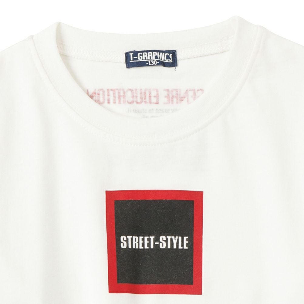 T-GRAPHICS フェイクレイヤードロングスリーブTシャツ キッズ ネコポス 対応商品