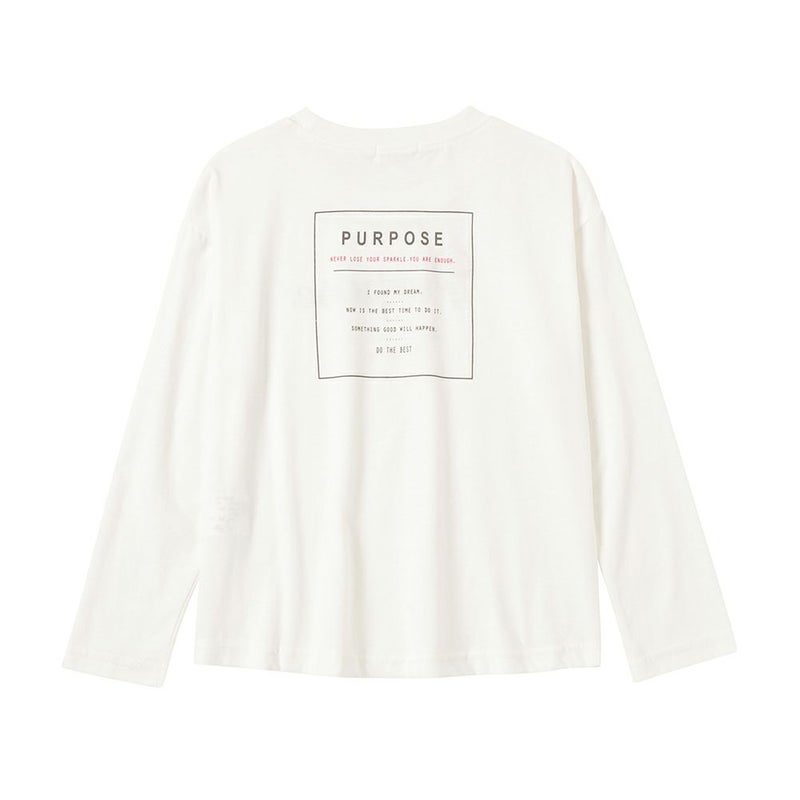 [期間限定価格]T-GRAPHICS  ロゴプリントロングスリーブTシャツ キッズ メール便 対応商品商品画像-5