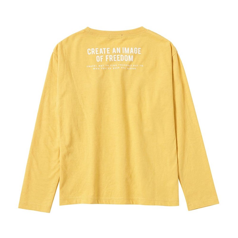 T-GRAPHICS アメカジロゴロングスリーブTシャツ キッズ メール便 対応商品商品画像-4