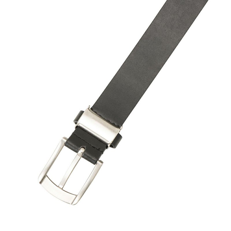 30mm 牛革無地ピンバックルベルト メンズ商品画像-6