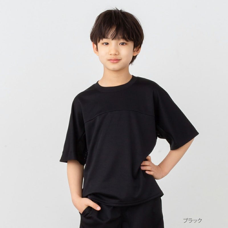 NAVY ドライメッシュTシャツ キッズ メール便 対応商品商品画像-2