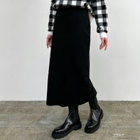 GOOD CREW ミラノリブスカート レディース