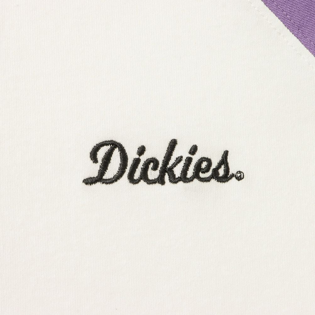 Dickies 袖配色ヘンリーネックTシャツ レディース ネコポス 対応商品