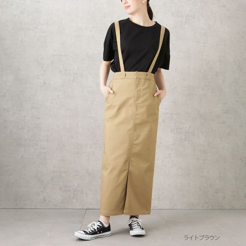 Dickies サスペンダー付きタイトスカート レディース商品画像-4