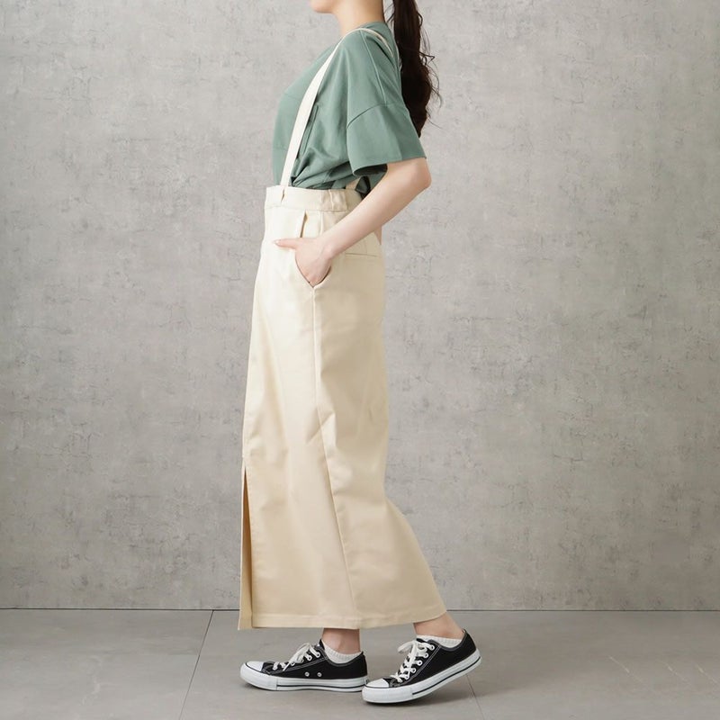 Dickies サスペンダー付きタイトスカート レディース商品画像-6