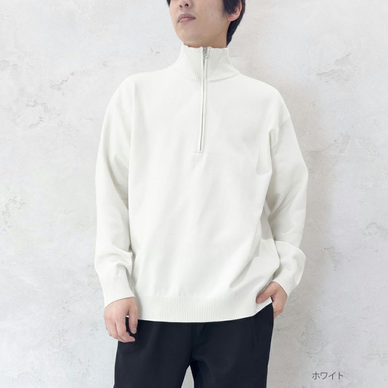 GOOD CREW  ハーフジップニット メンズ商品画像-1