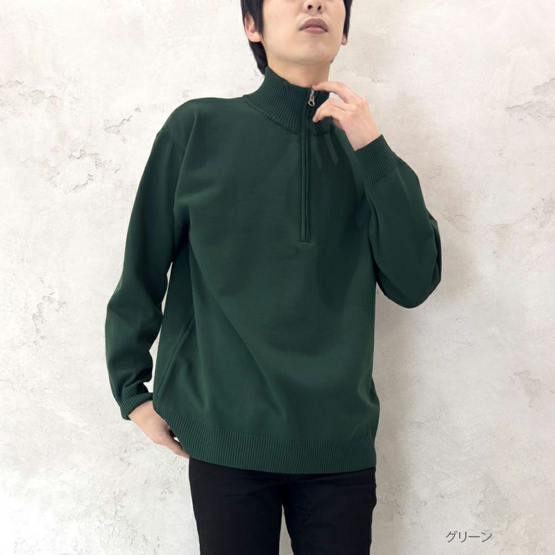GOOD CREW ハーフジップニット メンズ商品画像-3