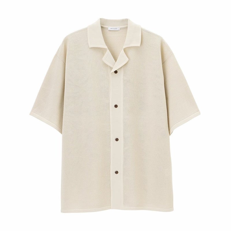 URBAN COLLECTION 半袖ニットシャツ メンズ商品画像-12