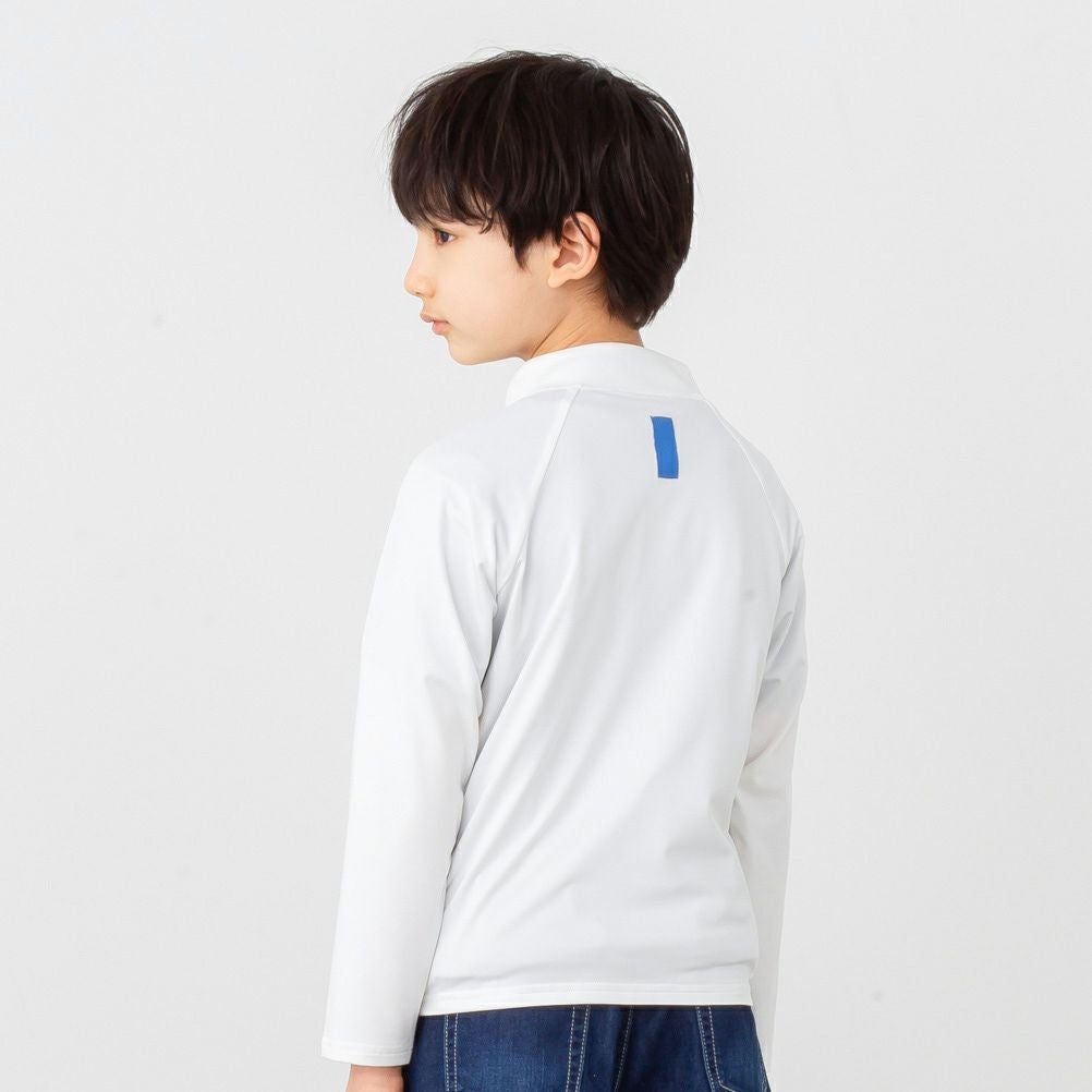 NAVY ジップ付きラッシュガード キッズ