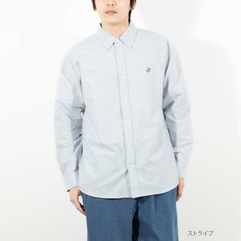 【オンラインストア限定】BEVERLY HILLS POLO CLUB オックスボタンダウンシャツ メンズ商品画像-1