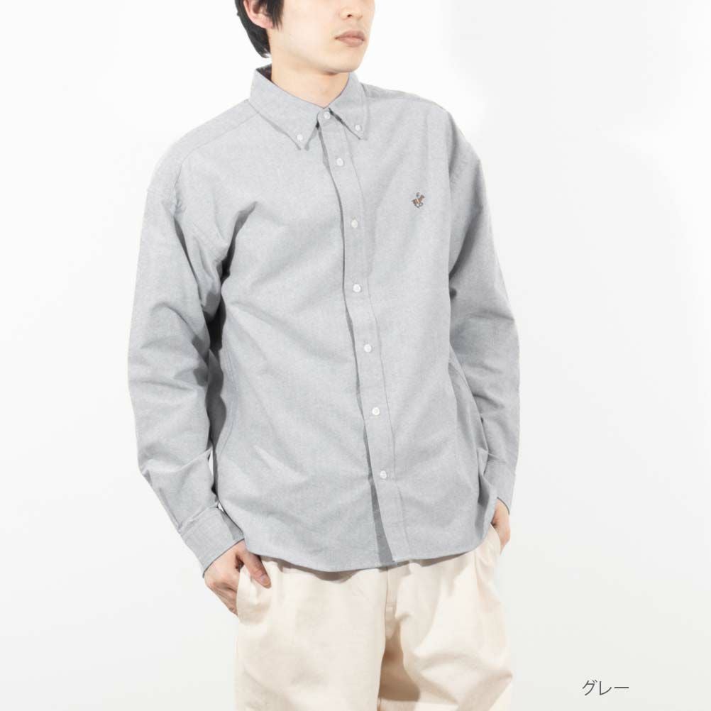 BEVERLY HILLS POLO CLUB オックスボタンダウンシャツ メンズ