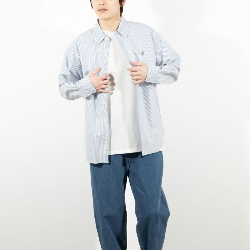 [期間限定価格]【オンラインストア限定】BEVERLY HILLS POLO CLUB オックスボタンダウンシャツ メンズ商品画像-9