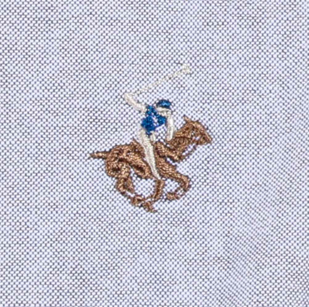 BEVERLY HILLS POLO CLUB オックスボタンダウンシャツ メンズ