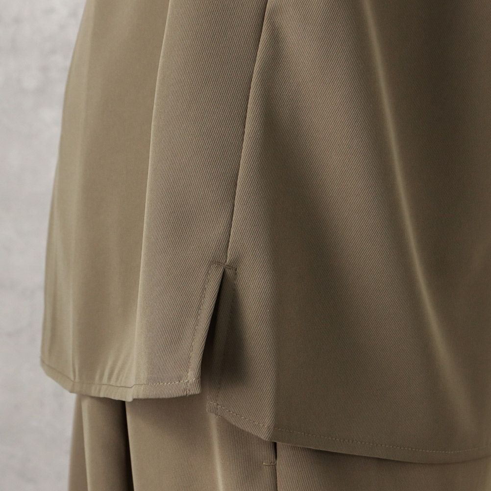 URBAN COLLECTION ドレープツイルルーズシャツ メンズ