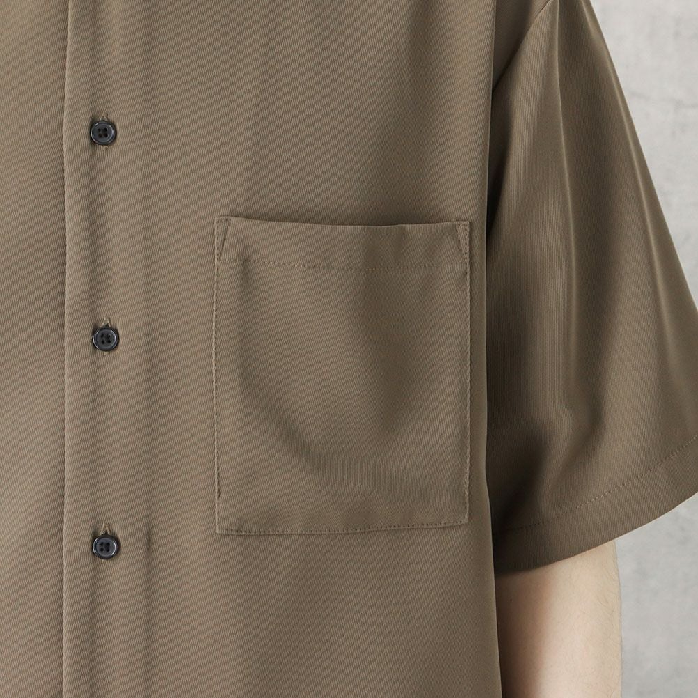 URBAN COLLECTION ドレープツイルルーズシャツ メンズ