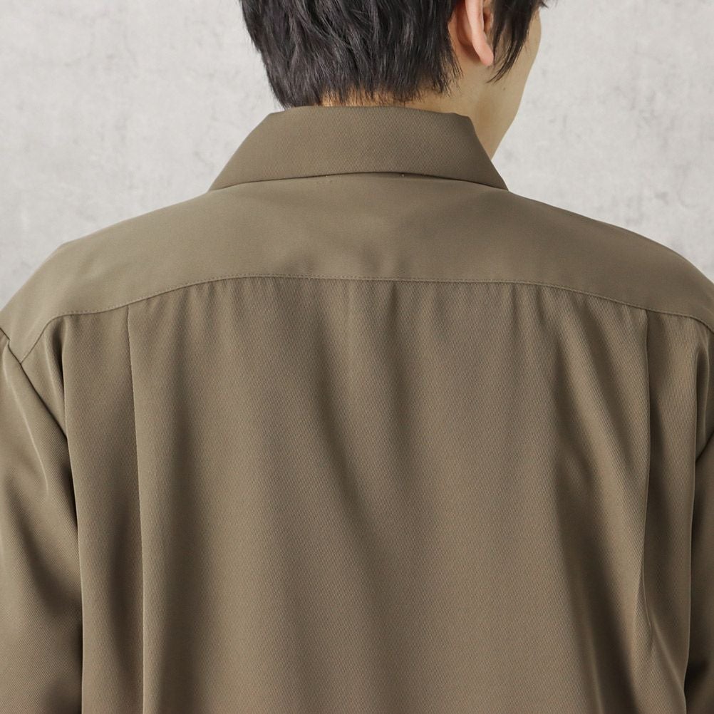 URBAN COLLECTION ドレープツイルルーズシャツ メンズ