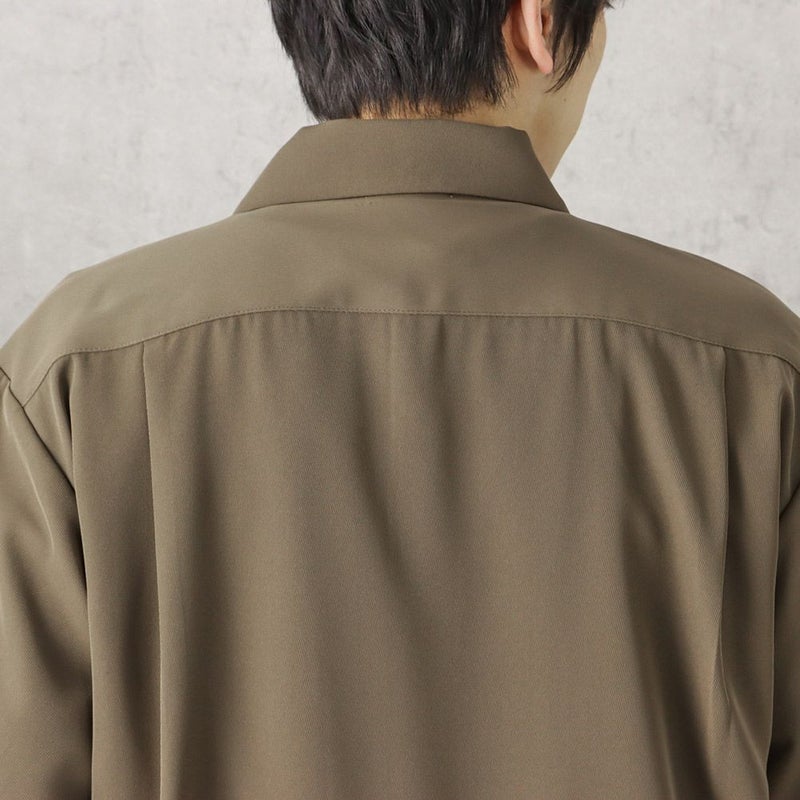 URBAN COLLECTION ドレープツイルルーズシャツ メンズ商品画像-14