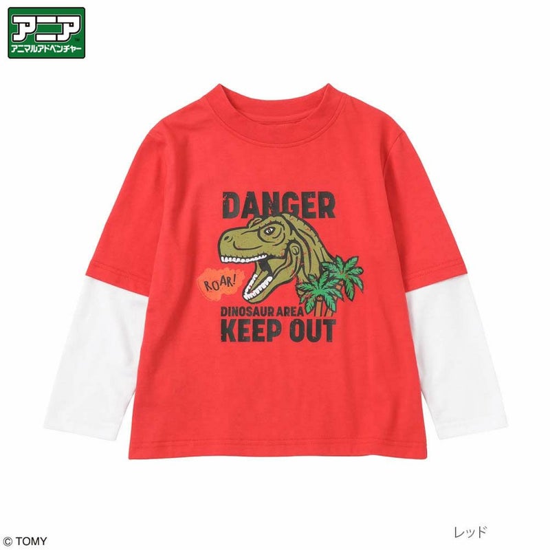 [期間限定価格]アニア アニマルアドベンチャー プリントロングスリーブTシャツ キッズ メール便 対応商品商品画像-1