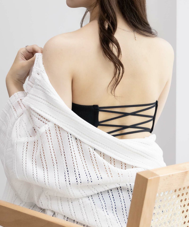 NAVY カップ付きバンドゥ レディース商品画像-12