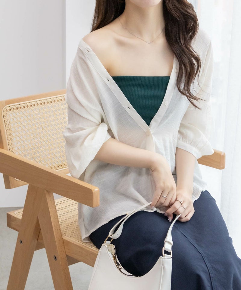 NAVY カップ付きバンドゥ レディース商品画像-17