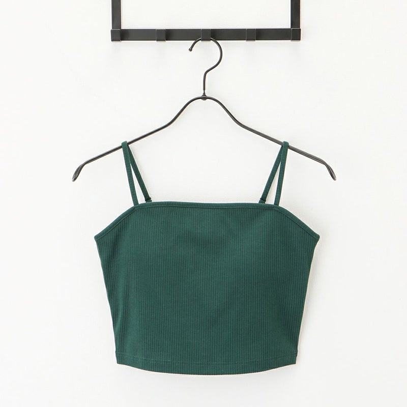 NAVY カップ付きクロップドキャミソール レディース商品画像-17