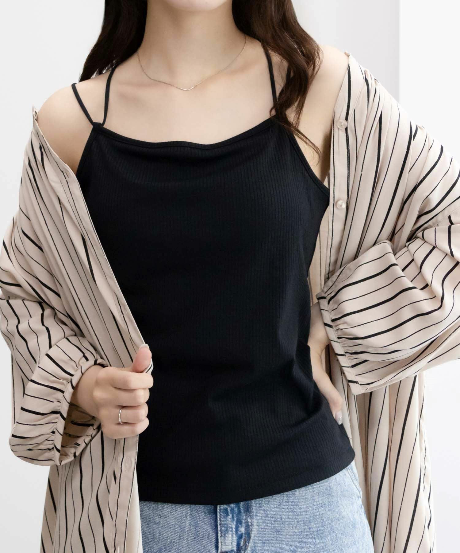 MUUET SARASHI キャミソール カップ付き カップ付きデザインキャミソール｜STYLEMIXER（スタイルミキサー）公式