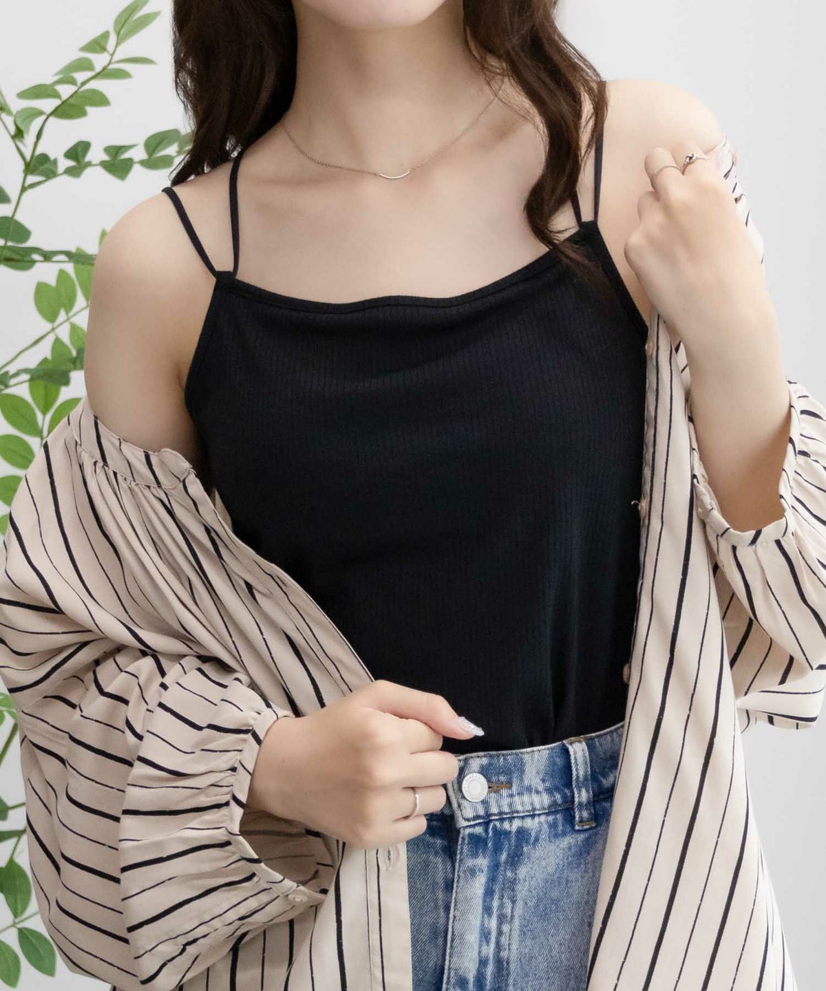 NAVY カップ付きキャミソール レディース