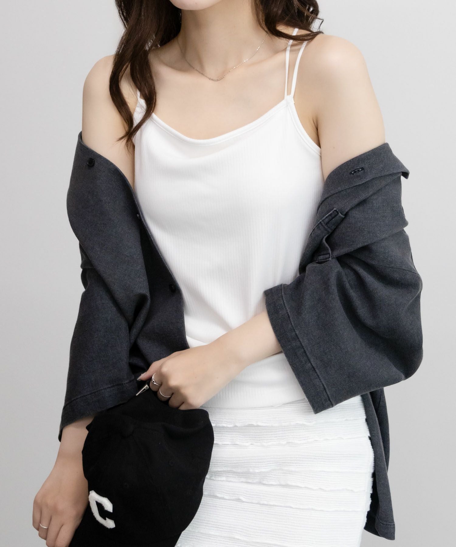 MUUET SARASHI キャミソール カップ付き manywayカップ付きキャミソール – Darich