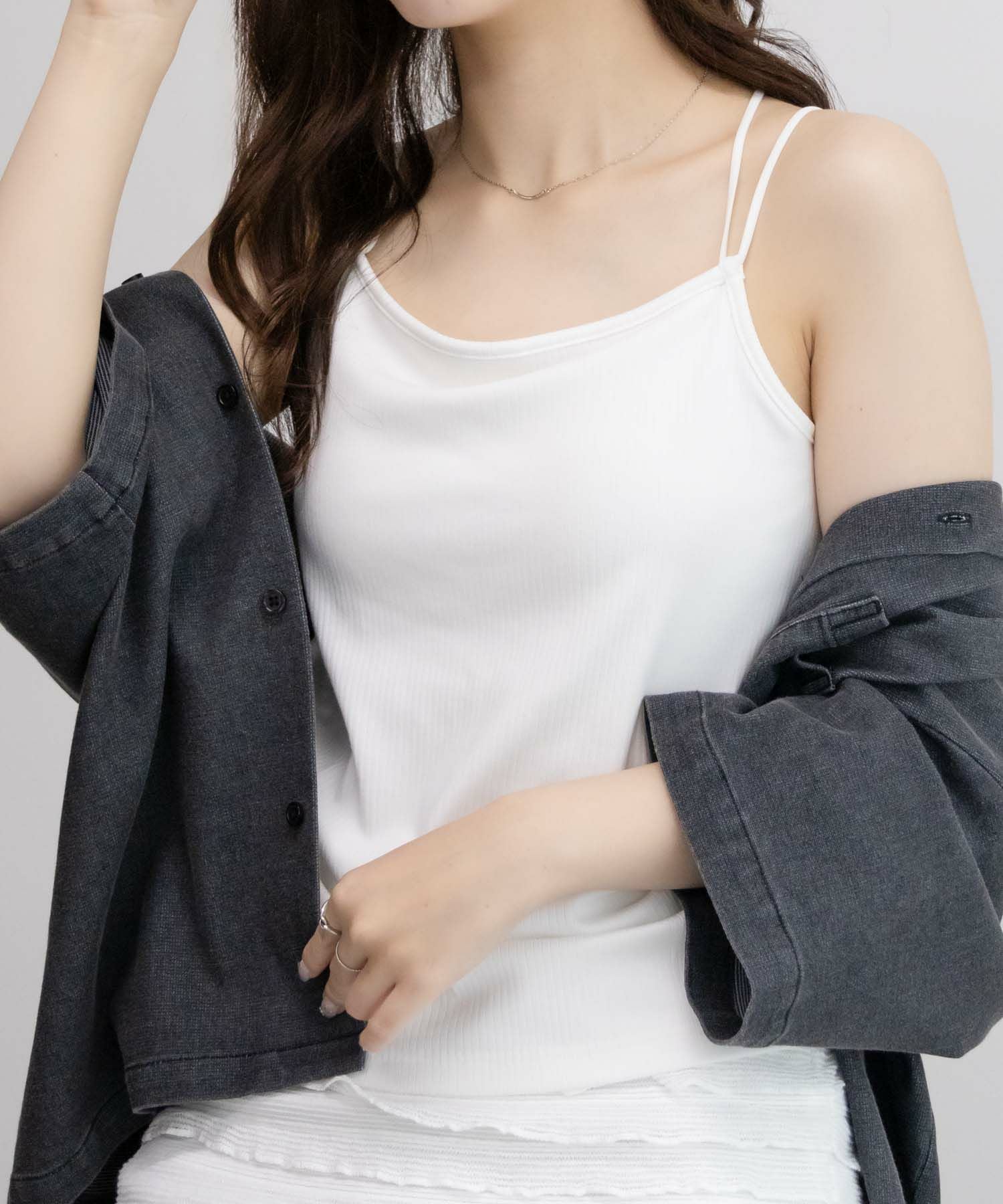 NAVY カップ付きキャミソール レディース
