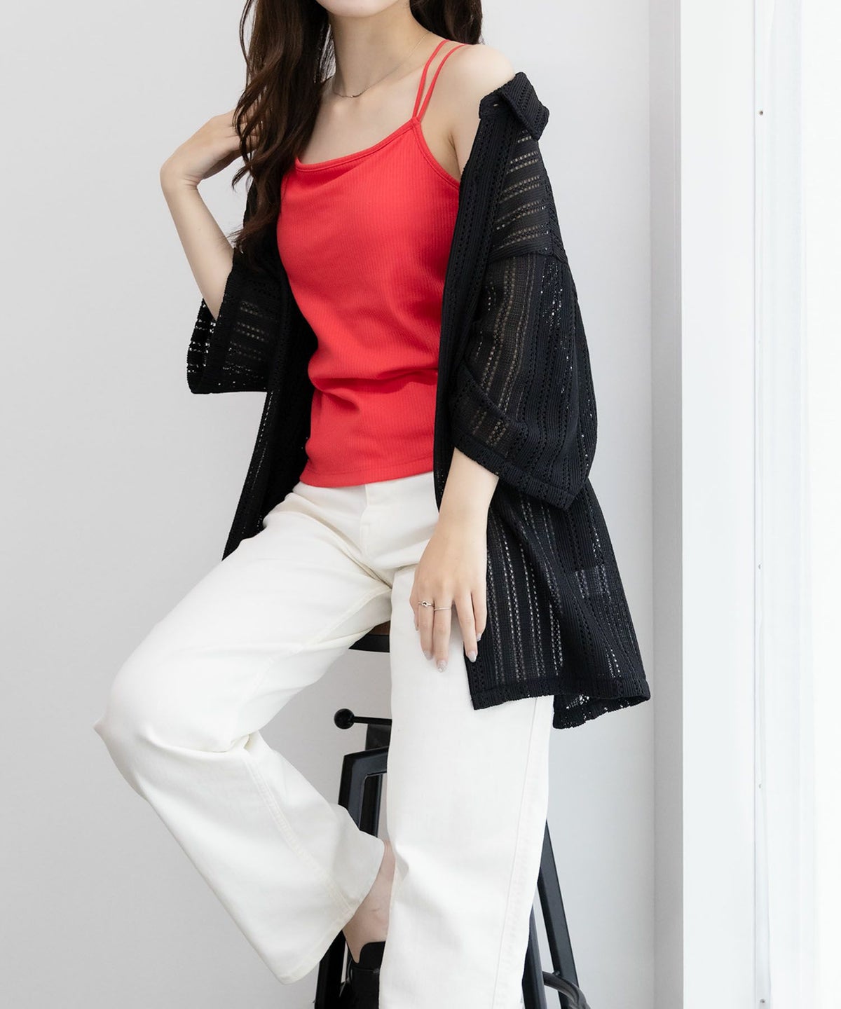 NAVY カップ付きキャミソール レディース